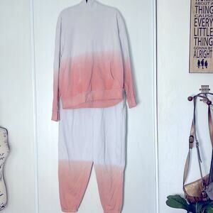Old Navy Ombre Sweatshirt Hoodie and Sweat Pants size Large